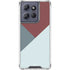 Marsala Triangle Shapes Moto G Play 5G (2025) Clear Case